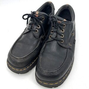 Men's Vintage Dr. Martens Made in England Lowell 9523 Black Leather Size 13 Docs